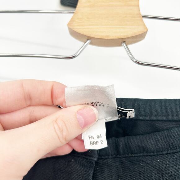 St. John Sport Womens Preppy Zip Ankle Wide Leg Dress Trouser Pants Size 6 Black - Picture 4 of 8